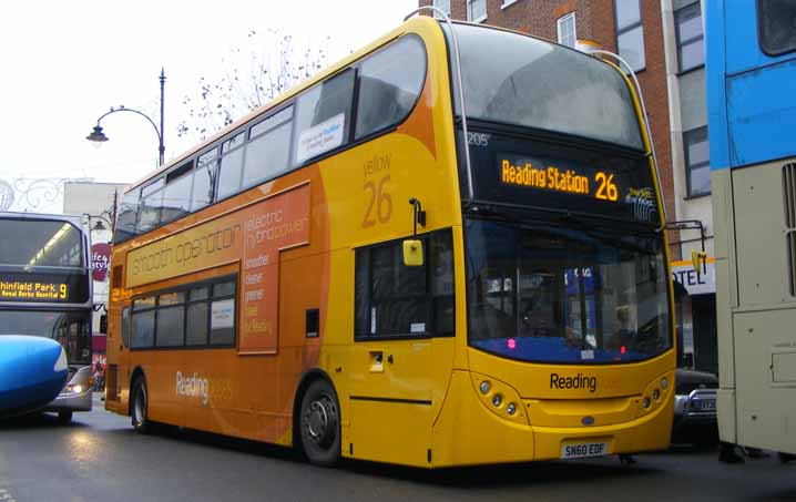 Reading Buses Alexander Dennis Enviro400H 205